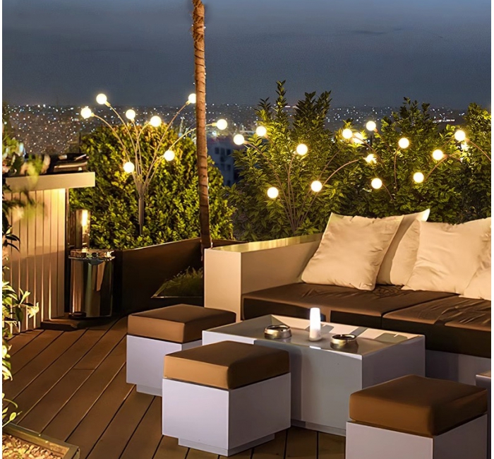 太阳能户外灯萤火虫灯花园灯草坪灯庭院氛围灯动物灯地插灯景观灯