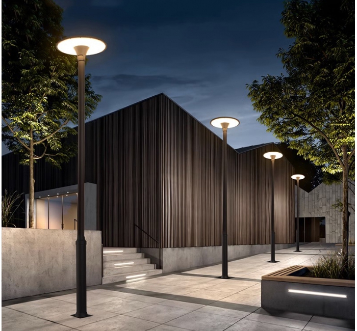 高杆灯路灯户外庭院灯草坪灯景观柱灯防水现代简约led公园花园灯