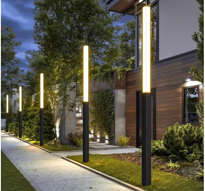 太阳能草坪灯户外路灯高杆灯庭院草地灯现代简约别墅花园灯室外灯